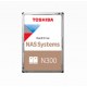 TOSHIBA HDWG480UZSVA TOSDD029334 3.5p - N300 8To NAS - 7200T/min - 256Mo cache - Sata 6Gb/s - Bulk - Garantie