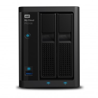 WESTERN DIGITAL WDBBCL0000NBK-EESN WESBT039259 WD My Cloud PR2100 2 baies 1.6Hz 4core 4Go Lan GbE x2 USB3