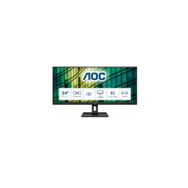 AOC Q34E2A AOCEC038336 AOC Q34E2A - 34p IPS - 2560 x 1080 - 4ms - HDMIx2 - DP - HP 2x3W