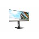 AOC CU34P2A AOCEC038337 AOC CU34P2A - 34p WLED - 3440 x 1440 - 1ms - HDMIx2 - DP - USB 3.2 - HP 2x3W