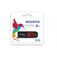 ADADF017729 Adata C008 rouge 8Gb USB2 Noir/Rouge