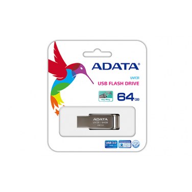 ADATA AUV131-64G-RGY ADADF024006 Adata UV131 64GB USB3.0 en Alliage de Zinc ( Gris)