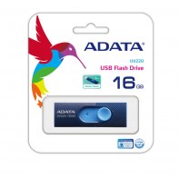 ADADF029117 ADATA Clé USBUV220 16GB USB2.0 Bleu et Bleu Marine