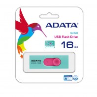 ADADF029118 ADATA Clé USBUV220 16GB USB2.0 Vert et Rose