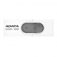 ADADF029120 ADATA Clé USBUV220 32GB USB2.0 Blanc et Gray