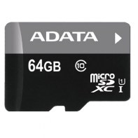 ADAMF021833 64GB CL10 UHS1 Micro SD + Adap SD