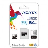 ADAMF021833 64GB CL10 UHS1 Micro SD + Adap SD
