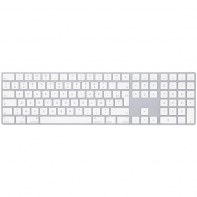 APPLE/MAC MQ052F/A APLCL035256 APPLE Clavier sans fil Bluetooth FR avec pad numérique blanc argenté