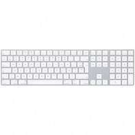 APPLE/MAC MQ052F/A APLCL035256 APPLE Clavier sans fil Bluetooth FR avec pad numérique blanc argenté