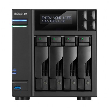 ASUSTOR AS-7004T ASTBT023313 AS-7004T Boîtier NAS pour 4 DD 3.5/2.5p 3.5GHz Dcore 2Go