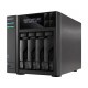 ASUSTOR AS-7004T ASTBT023313 AS-7004T Boîtier NAS pour 4 DD 3.5/2.5p 3.5GHz Dcore 2Go