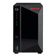 ASTBT032897 AS5202T Boîtier NAS pour 2 DD 3.5/2.5p Dualcore 2Go