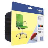 BROCO026442 Encre Brother Multipack LC-229XLVALBP Black + 3 couleurs XL