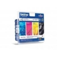 BROCO027794 Encre Brother Multipack LC1100HYVALBP Black + 3 couleurs HC
