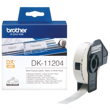 BROTHER DK11204 BROETI27046 BROTHER DK11204 17X54mm 400 Etiquettes