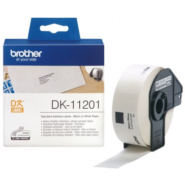 BROTHER DK11201 BROETI27508 BROTHER DK11201 29X90mm 400 Etiquettes