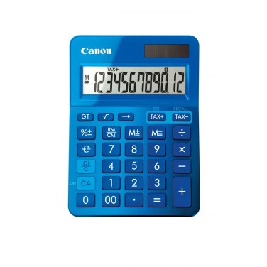 CANON 9490B001 CANCAL23372 Calculatrice solaire Canon LS-123K Bleu