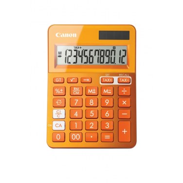 CANON 9490B004 CANCAL23373 Calculatrice solaire Canon LS-123K Orange