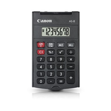 CANON 5475B002 CANCAL30076 Calculette Canon AS-8V Rose