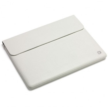 DICOTA D30355 DICET020376 DICOTA Leather Sleeve Housse iPAD Blanc