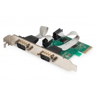 DIGITUS DS-30000-1 DIGCT019739 DIG Carte PCIE 2x carte d'interface série RS232(DB9)