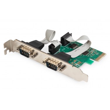 DIGITUS DS-30000-1 DIGCT019739 DIG Carte PCIE 2x carte d'interface série RS232(DB9)