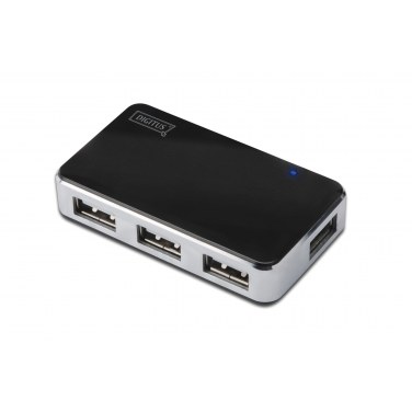 DIGITUS DA-70220 DIGUS022447 DIG Hub USB2 4Ports 4x USB A/F, 1x USB Bmini/F