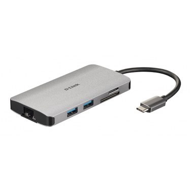 DLINK DUB-M810 DLIAEX34781 DUB-M810 - Station d'accueil - USB-C (8 en 1) Thunderbolt 3 - HDMI - GigE