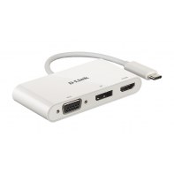 DLIAEX34782 DUB-V310 - Adaptateur vidéo - DisplayPort / HDMI / VGA - USB-C (M) pour HD-15 (