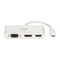 DLIAEX34782 DUB-V310 - Adaptateur vidéo - DisplayPort / HDMI / VGA - USB-C (M) pour HD-15 (