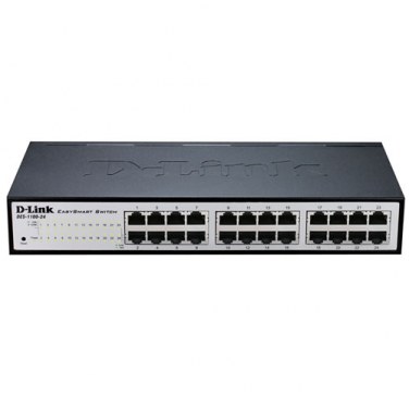 DLINK DGS-1100-24 DLISW016403 DGS-1100-24 Switch EasySmart 24P Gigabit 10/100/1000 Mbps