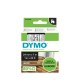 DYMO S0720930 DYMETI08132 Cassette Ruban D1 Noir/Blanc 24mm x 7m