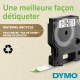 DYMO S0720930 DYMETI08132 Cassette Ruban D1 Noir/Blanc 24mm x 7m