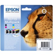 EPSON C13T07154022 EPSCO010356 Multipack DURABrite T071540 série T071 Noir + 3 couleurs CMJ