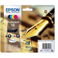 EPSCO022817 MultiPack Epson série 16 Noir + 3 couleurs CMJ