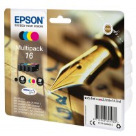 EPSCO022817 MultiPack Epson série 16 Noir + 3 couleurs CMJ