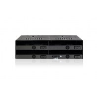 ICYDOCK MB524SP-B ICYMB027718 MB524SP-B Rack Amovible 4 baies SAS / SATA HDD / SSD 2.5p pour baie de 5.25p