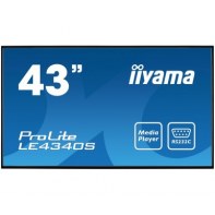 IIYEC025286 Iiyama LE4340S-B1 43p LED AMVA3 - Full HD - 350 cd/m² - HP