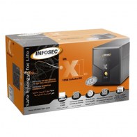 INFON021110 INFOSEC Inline X1 Ex-1250 VA 625W 4p Schuko 3 LED USB