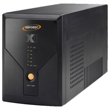 INFOSEC X1 Ex-2000 USB INFON021112 INFOSEC Inline X1 Ex-2000 VA 1200W 4p Schuko 6 LED USB