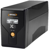 INFOSEC X3 Ex USB-800 INFON021624 Onduleur INFOSEC Inline X3 Ex USB-800 VA 480W 2p Schuko 3LED