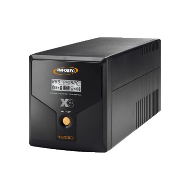 INFOSEC X3 Ex USB-1200 INFON021626 Onduleur INFOSEC Inline X3 Ex USB-1200VA 600W 4p Schuko 3LED