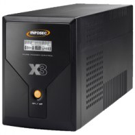 INFOSEC X3 Ex USB-2000 INFON021628 Onduleur INFOSEC Inline X3 Ex USB-2000VA 1200W 4p Schuko LCD