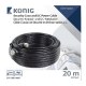 KONIG SAS-CABLE1020 KONAU025094 Cable coaxial RG59 + alimentation DC 20m