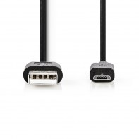 NEDUS033674 Cordon USB A/microB M/M 1m