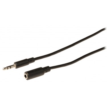 GENERIQUE VLAP22050B50 NONAU012478 Cordon audio Jack stéreo 3.5mm M/F 5m