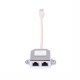 GENERIQUE 25177 NONRE024253 Doubleur de port RJ45 FTP