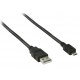 GENERIQUE VLCP60500B20 NONUS015170 Cordon USB A/microB M/M 2m