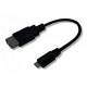 LINEAIRE AD616 NONUS021655 Adaptateur USB OTG/HOST microUSB/USB M/F 0.10m