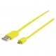 GENERIQUE VLMP60410Y1.00 NONUS030882 Cordon USB A/microB M/M 1m Jaune